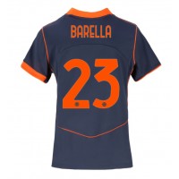 Dámy Fotbalový dres Inter Milan Nicolo Barella #23 2025-26 Třetí Krátký Rukáv